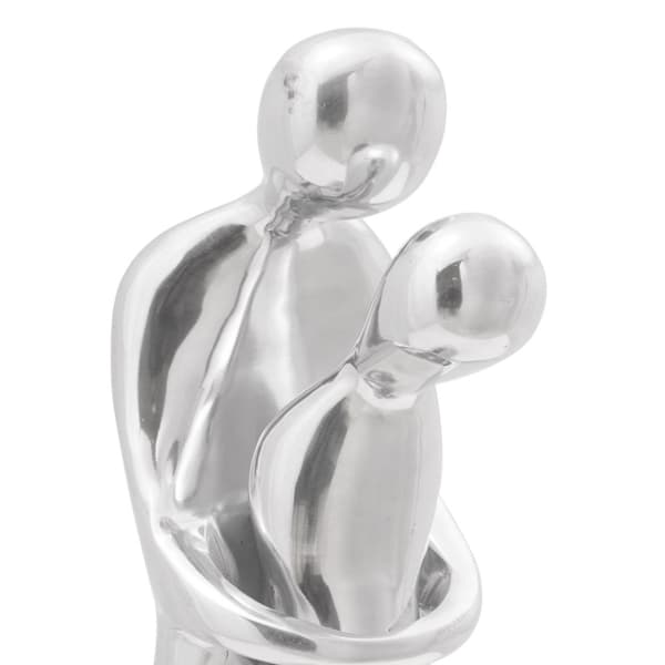 vidaXL Skulptur Sølv Aluminium 10 x 16 x 49 cm Fede Design Skulptur