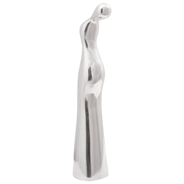 vidaXL Skulptur Sølv Aluminium 10 x 16 x 49 cm Fede Design Skulptur