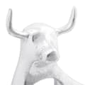 Miniatyrbilde 6 av 10: vidaXL OKSE Skulptur Sølv 22x9,5x34 cm Aluminium
