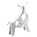 Miniatyrbilde 2 av 10: vidaXL OKSE Skulptur Sølv 22x9,5x34 cm Aluminium