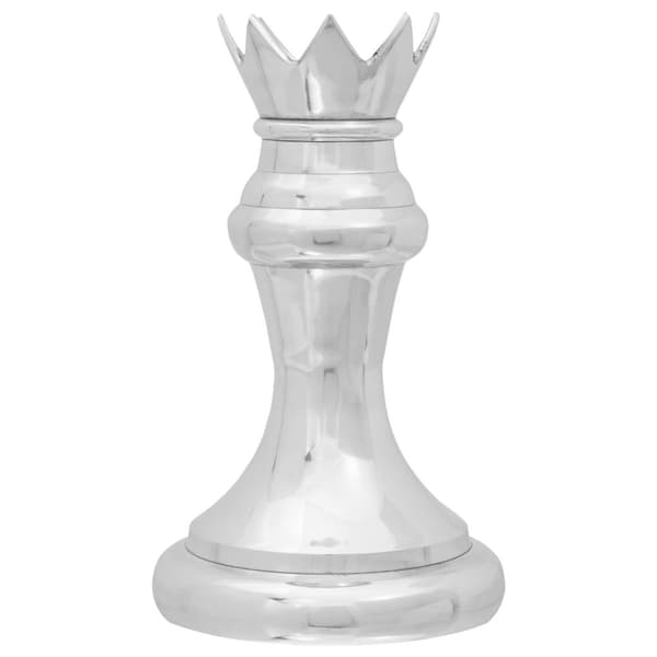 vidaXL Sølv Aluminium Medium Dekorative Indlæg Aluminium Skulptur