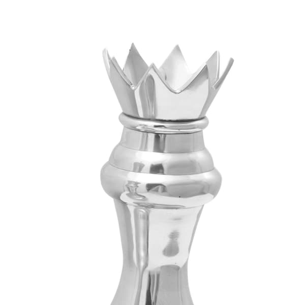 vidaXL Sølv Aluminium Medium Dekorative Indlæg Aluminium Skulptur