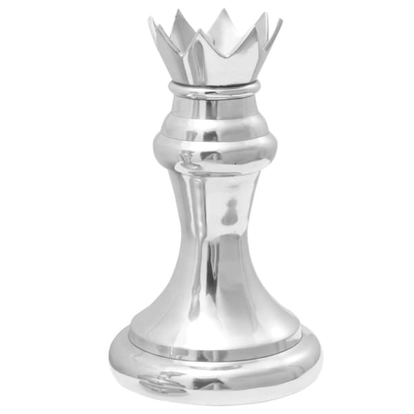 vidaXL Sølv Aluminium Medium Dekorative Indlæg Aluminium Skulptur