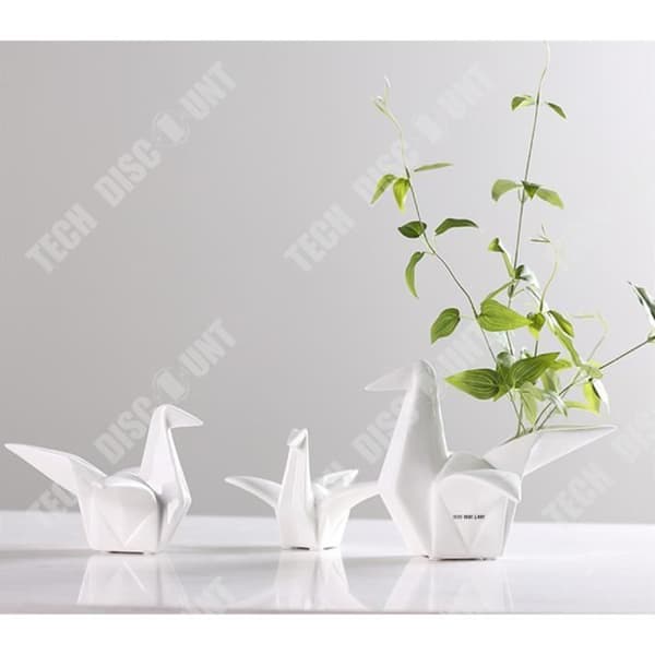 TD® statyett origami fågel djurstaty skulptur dekoration modern dekorativ design hemhantverk sovrum kreativa möbler
