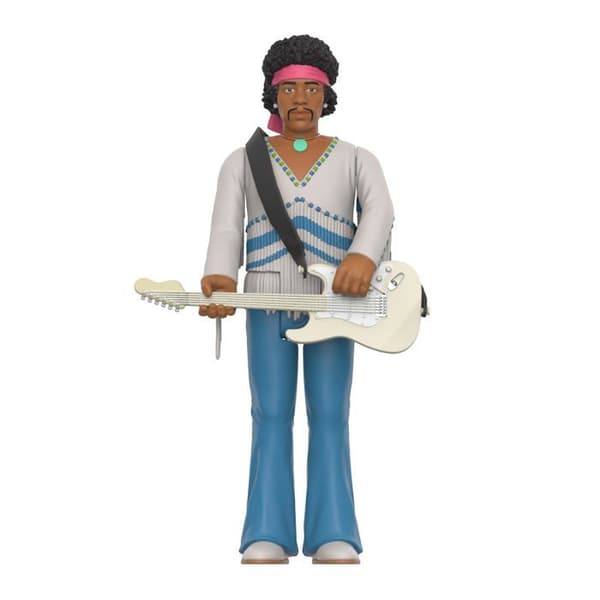 Staty - statuett Super 7 Figur Jimi Hendrix Festival - ReAction Figur