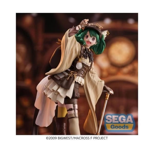 Sega - Macross Frontier Serien - Statuett FIGURIZMa Ranka Lee Oshare Revolution Ver. 17 cm