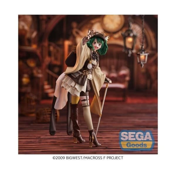 Sega - Macross Frontier Serien - Statuett FIGURIZMa Ranka Lee Oshare Revolution Ver. 17 cm