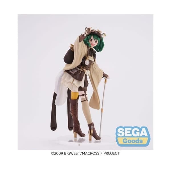 Sega - Macross Frontier Serien - Statuett FIGURIZMa Ranka Lee Oshare Revolution Ver. 17 cm