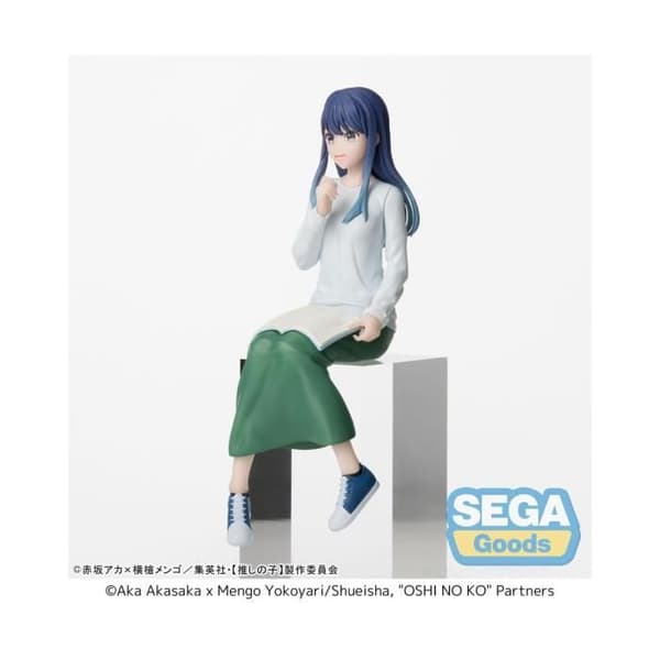 Sega - Oshi no Ko - Statuett PM Sittande Akane Kurokawa I Träning 14 cm