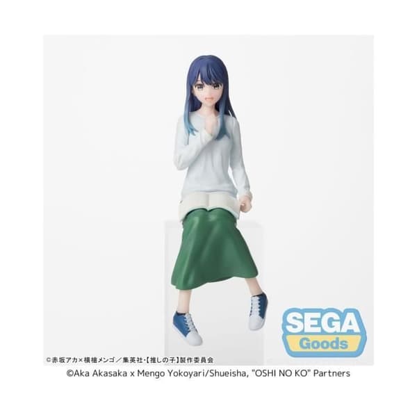 Sega - Oshi no Ko - Statuett PM Sittande Akane Kurokawa I Träning 14 cm