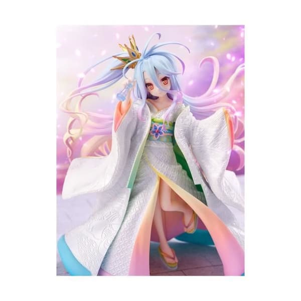 Furyu - No Game no Life - Statuett 1/7 Shiro -Shiromuku- 23 cm