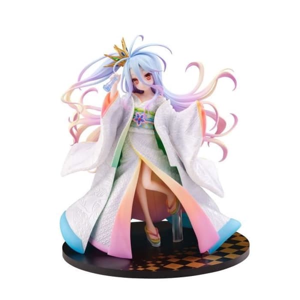 Furyu - No Game no Life - Statuett 1/7 Shiro -Shiromuku- 23 cm