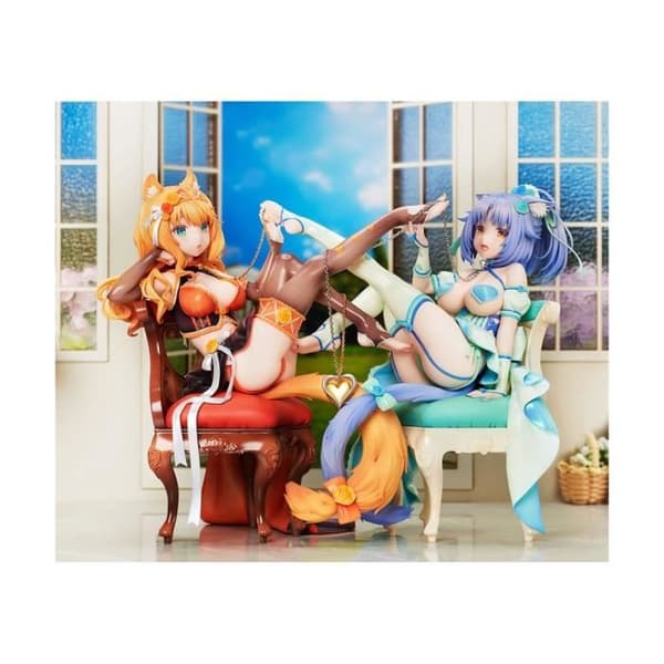 Native - Nekopara - Statuett 1/7 Cinnamon omproduktion 19 cm