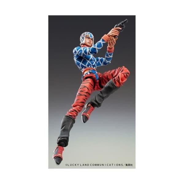 Medicos Entertainment - JoJo's Bizarre Adventure Del 5 - Statuett Staty Chozokado Guido Mista & S P (återutgivning) 15 cm