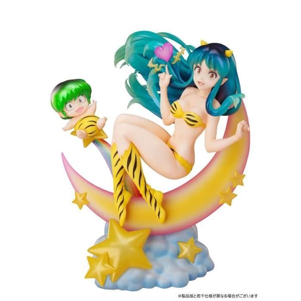 Design COCO - Urusei Yatsura - Statuett 1/7 Lum &amp; Ten Box Café &amp; Rymdkollaboration 20 cm