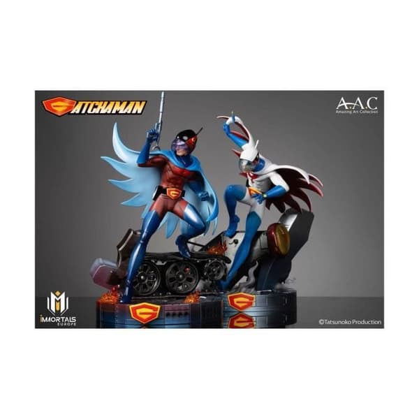 Immortals Collectibles - Gatchaman - Statuett Fantastisk Konstkollektion Joe the Condor, Expert på Skytte 34 cm