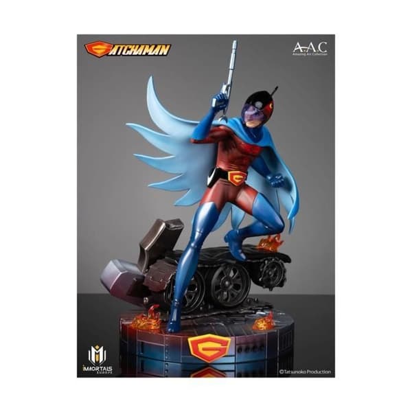 Immortals Collectibles - Gatchaman - Statuett Fantastisk Konstkollektion Joe the Condor, Expert på Skytte 34 cm