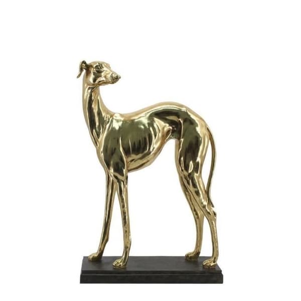 dekorativ figur av aluminiumharts (44,5 x 17 x 65,5 cm)