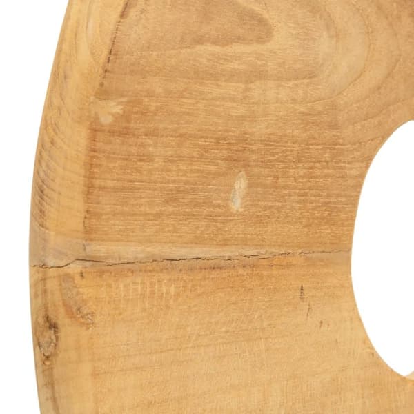 Teak Skive på Stand - L Bazar Bizar
