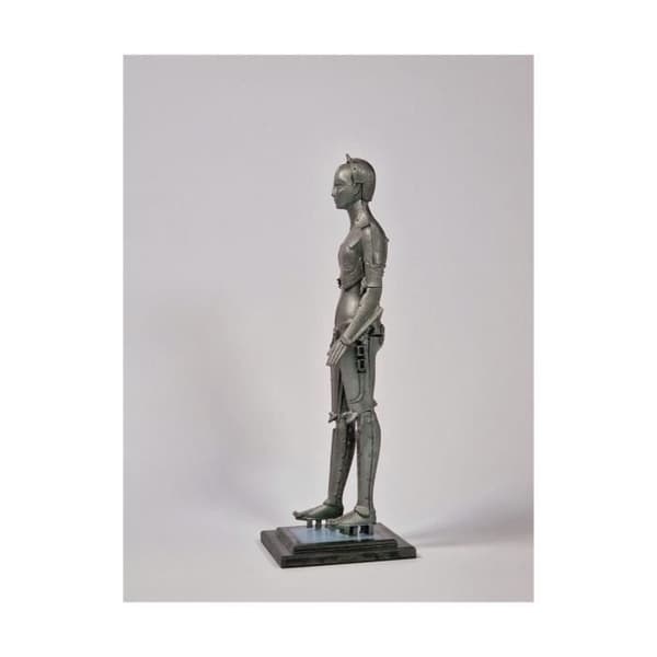 Statuett - INGEN NAMN - Maschinenmensch C.F.M. - 19 cm - Plast - Harpiks - Samtida Design