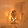 Miniatyrbild 4 av 7: LED Ljuslykta Moder & Dotter Hållande Händer – Harts Skulptur, Dekoration till Hemmet, Present till Mamma på Mors dag & Födelsedag