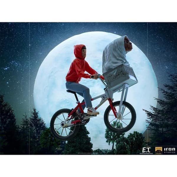 Figur - Iron Studios - E.T. & Elliot - Art Scale 1/10 - Resin - Flerfärgad - Inomhus
