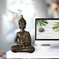 Miniatyrbild 3 av 5: Statuett - Thailändsk Buddha - H 21 cm