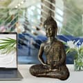 Miniatyrbild 2 av 5: Statuett - Thailändsk Buddha - H 21 cm
