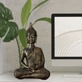 Miniatyrbild 1 av 5: Statuett - Thailändsk Buddha - H 21 cm
