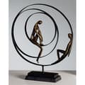 Miniatyrbild 1 av 2: OUTLET CASABLANCA Skulptur « Patience », i Brons, 34 x 41 cm