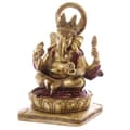 Miniatyrbild 3 av 4: Röd Ganesh staty 14cm