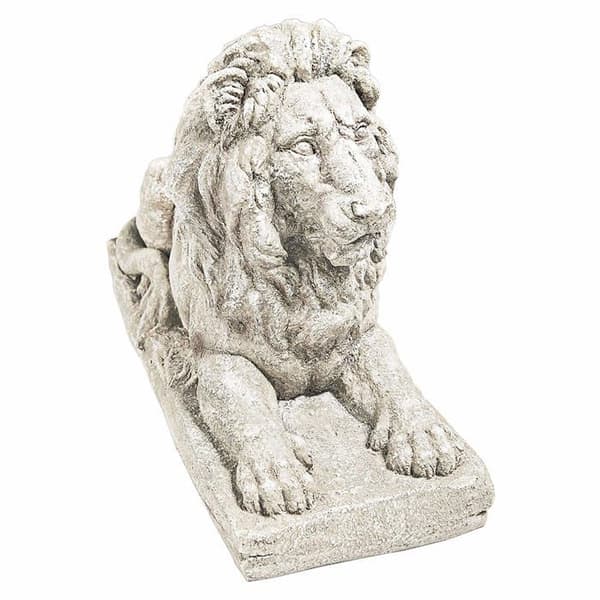 Staty - Design toscano statyett - AL21949 - Lyndhurst Manor Lion Sentinel Statue