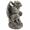 Miniatyrbild 3 av 4: Design toscano - JE11211701 - Silas the Sentinel Gargoyle gotisk dekorativ staty, 61 cm, polyresin, grå sten
