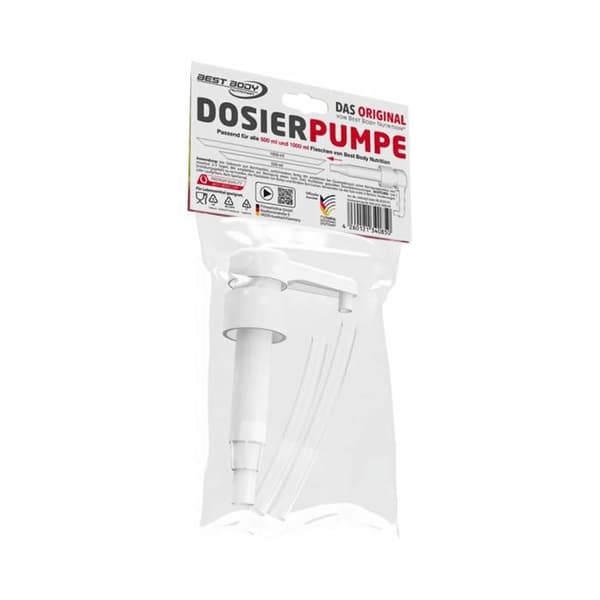 Dosering pump - Best Body Nutrition - 1000 ml - Slumpt modell - Vit färg - Unisex