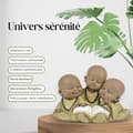 Miniatyrbild 2 av 4: Staty - statuett Zen ljus - SM23-L3