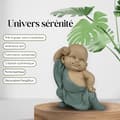 Miniatyrbild 2 av 4: Staty - statuett Zen-ljus - SM23-GF2