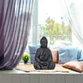 Miniatyrbild 5 av 6: Buddhastaty - Relaxdays - 50 cm - Keramik - Frostbeständig - Trädgårdsdekoration