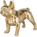 Miniatyrbild 1 av 4: Skulptur Pop Art i metall-effekt i resin H40 x B25 x D50 cm - World Art Fransk bulldog - färg: Guld