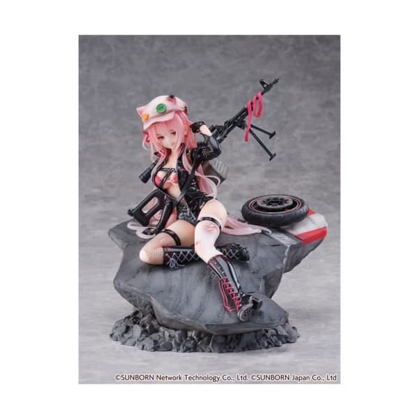 eStream - Girls Frontline - Statyett SHIBUYA SCRAMBLE FIGURE 1/7 UKM-2000 Gale Lightning -Sårad Ver.- 20 cm