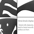 Pikkukuva 4 / 6: Bomclap Celtic Knot Metalli Seinäkoru – Musta Raudaseenäsivu! Celtic Symboli Tyhjäskulptuuri, Pendidyt Knotti-Näytös. Sisä- & Ulkokehys, Salonki, Koti