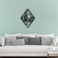Pikkukuva 6 / 6: Bomclap Black Metal Lotus Wall Decor – Hole Cut Lotus! Moon Mandala -veistos, riippuva koriste. Meditoi, Makuuhuone, Keittiö, Puutarha, Hotelli