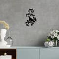 Miniatyrbillede 6 af 7: Bomclap Bird Metal Wall Decor – Fugle på gren! Jernskilte, hængende ornamentskulptur med blade. Balkon, Have, Hjem, Salon. Indendørs & Udendørs