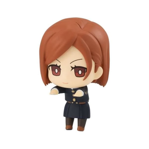 Statyett - Furyu - Jujutsu Kaisen - Hikkake Puchi Nobara Kugisaki - 4 cm - Plast - Harts