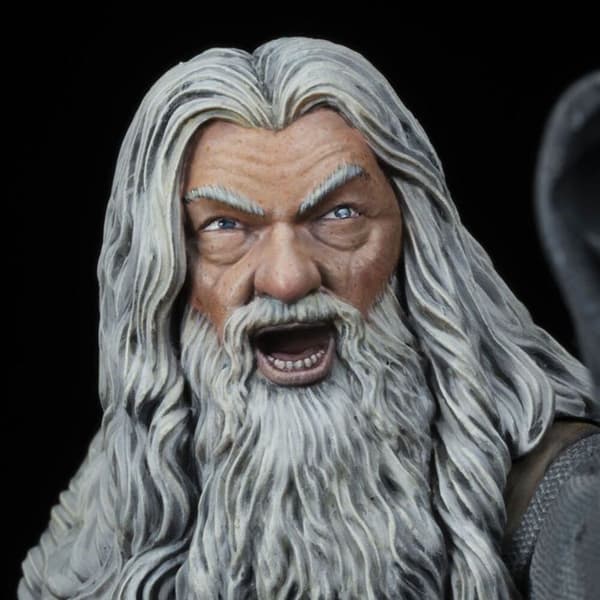 Statyett - SD Toys - Gandalf i Moria - Resin - Inomhus - Blandat