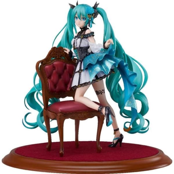 Statyett - GOOD SMILE COMPANY - HATSUNE MIKU FÄRGFULL STAGE PVC 1-7 ROSENBUR - Inredning - Hög kvalitet