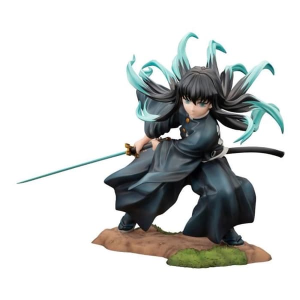 Muichiro Tokit PVC-statyett - Kotobukiya - Demon Slayer Kimetsu no Yaiba - 18cm - Alternativt ansikte