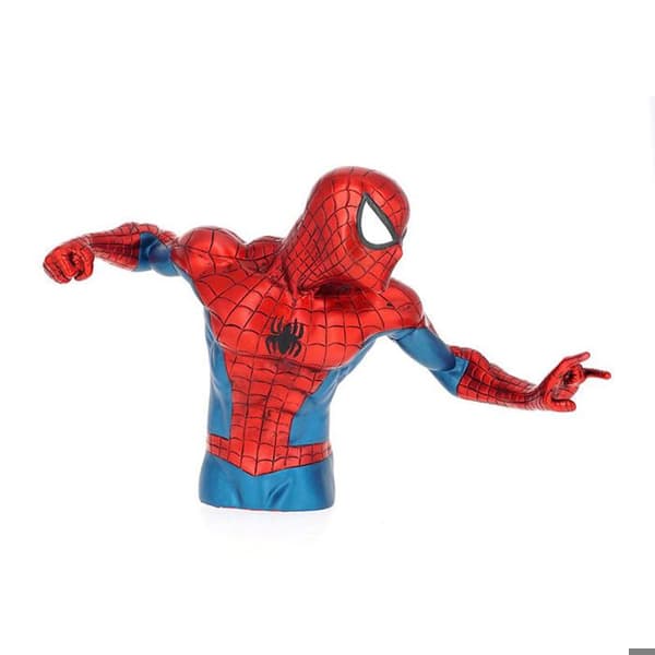 Marvel Spiderman-byst - MONOGRAM - Miniatyrkaraktär - Röd och blå - För barn från 3 år och uppåt