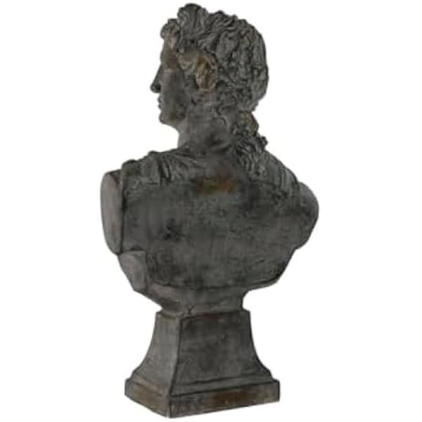 Dekorativ figur - HOME ESPRIT - Grå byst - 36 x 18 x 58,5 cm - Modern stil - Modern design