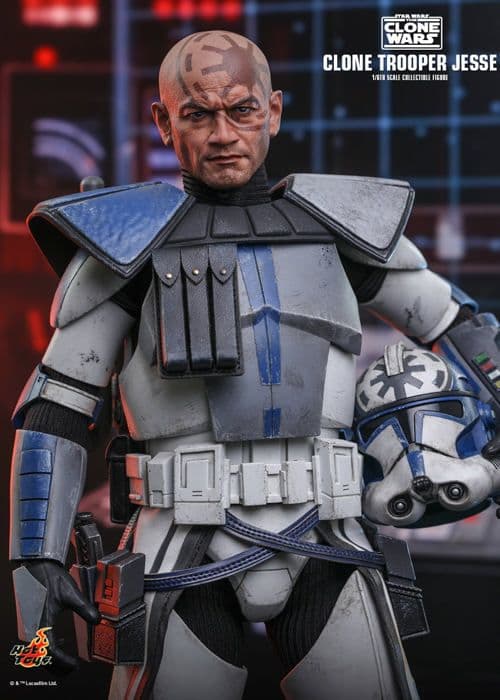 Staty Statuett Hot Toys TMS064 - Star Wars : The Clone Wars - Klon Trooper Jesse