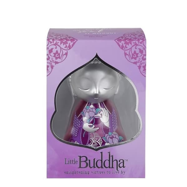 Buddhafigur - Little Buddha - Fred kommer inifrån - 9 cm - Polyresin - Engelsk version